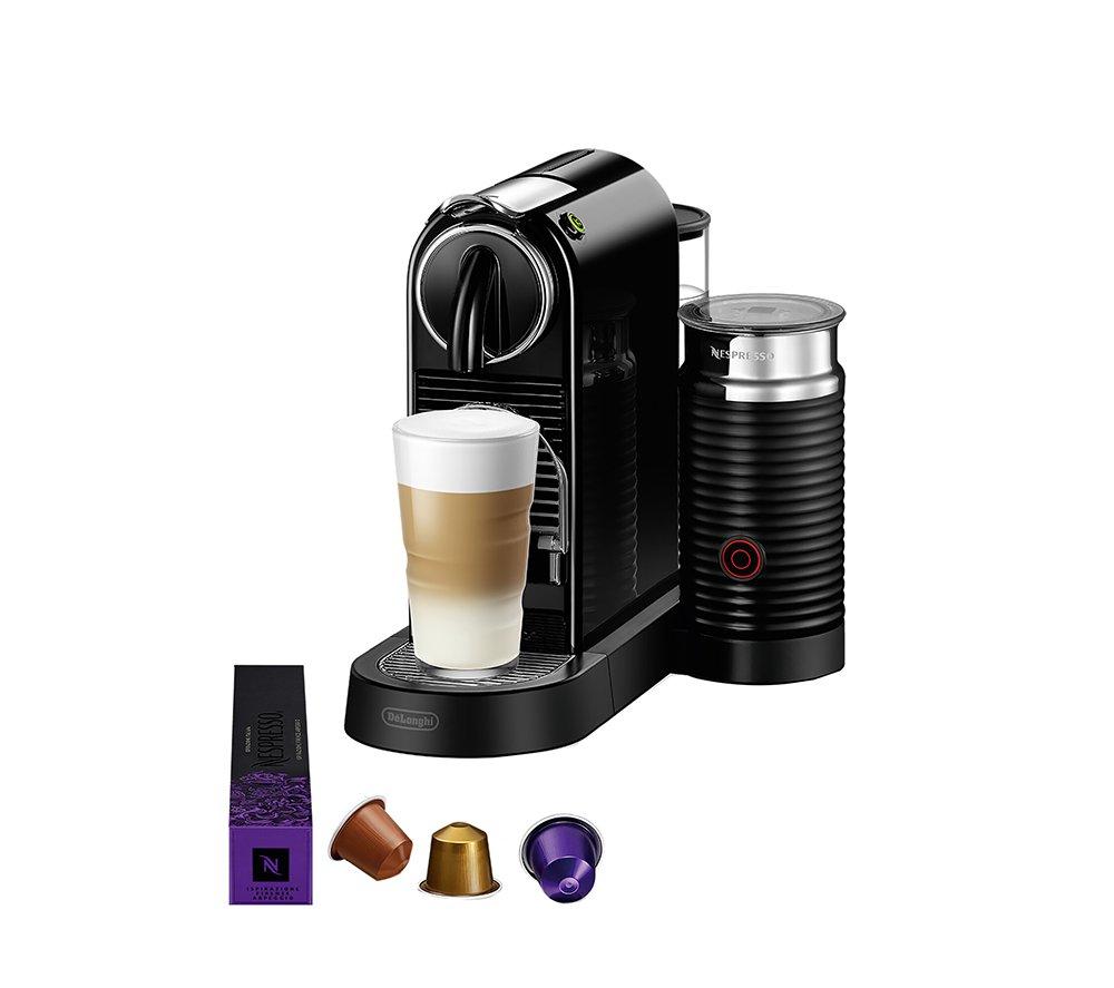 NESPRESSO by De'Longhi Citiz with Milk Frother EN267.BAE Coffee Machine – Black