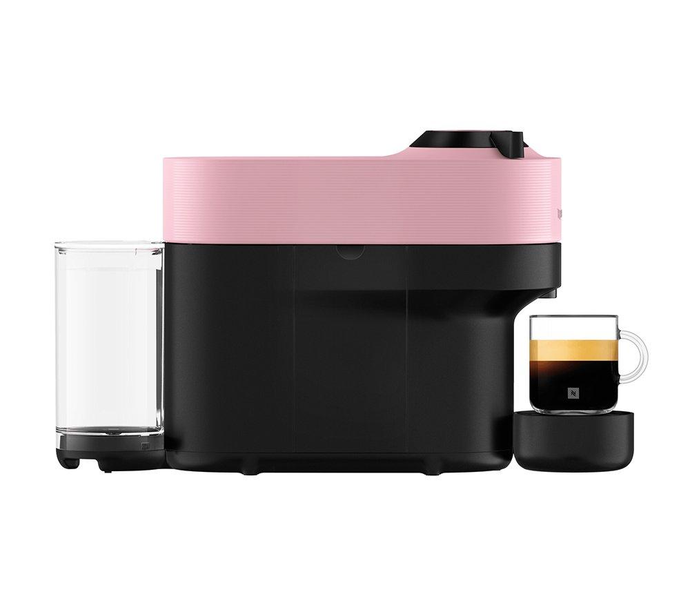 NESPRESSO by De'Longhi Vertuo Pop ENV90.P Kaffeemaschine – Schwarz & Rosa