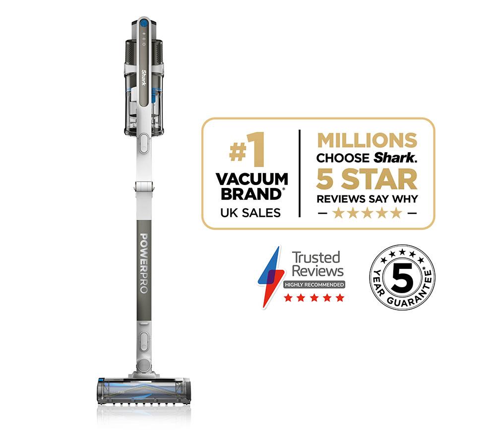 SHARK PowerPro Pet Anti Hair Wrap & Floor Detect IZ380UKT Cordless Vacuum Cleaner - Java Metallic