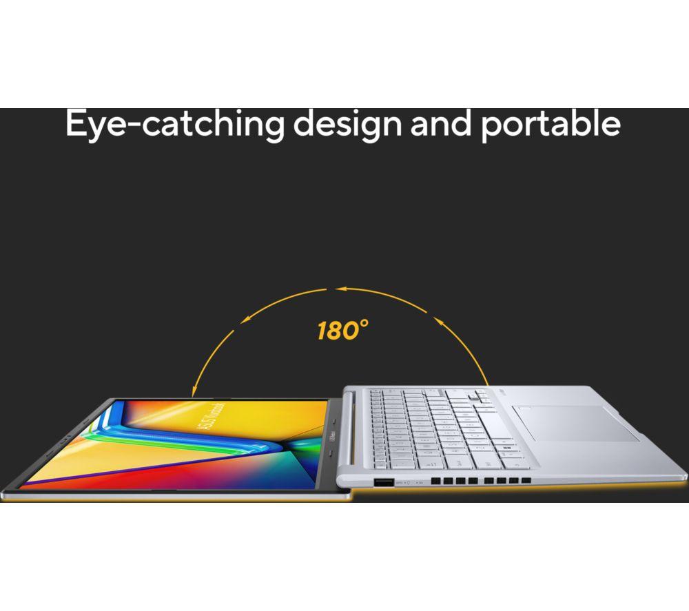 ASUS Vivobook 16X K3605VU 16" Laptop - Intel® Core™ i7, 1 TB SSD, Silber