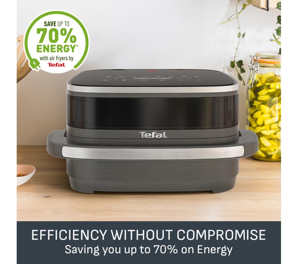 TEFAL Easy Fry FW402HG0 Air Fryer & Pizza Cutter - Black