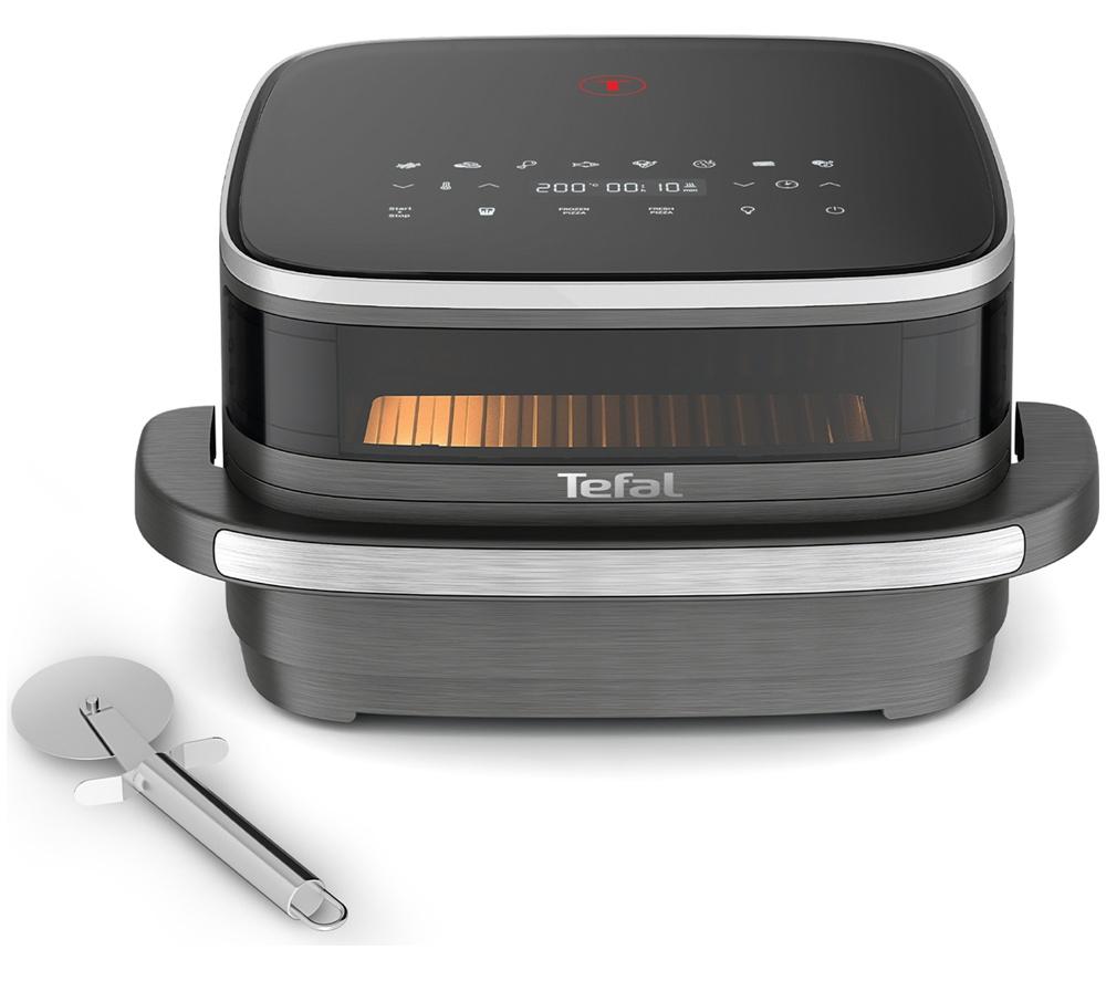 TEFAL Easy Fry FW402HG0 Air Fryer & Pizza Cutter - Black