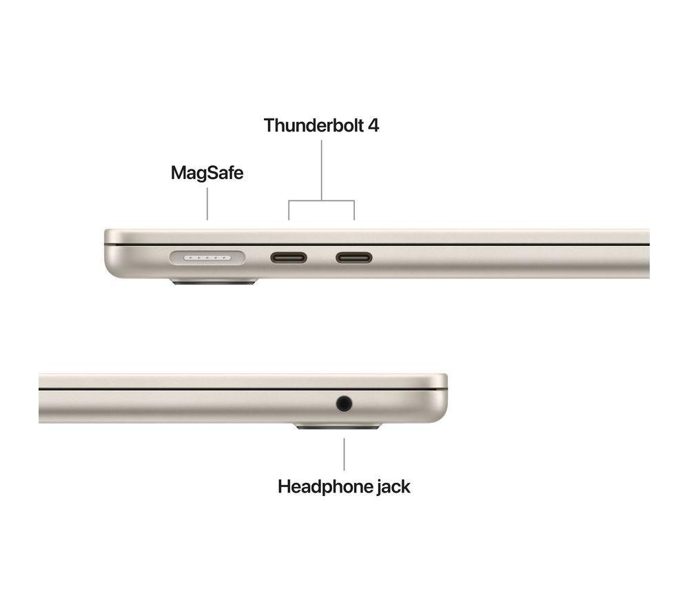 APPLE MacBook Air 13.6" (2025) - M4, 512 GB SSD, Starlight