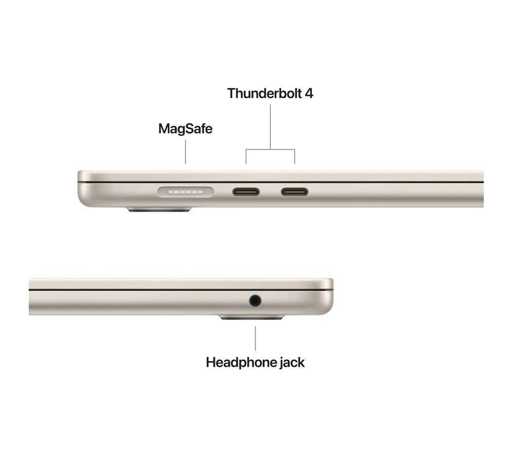 APPLE MacBook Air 15" (2025) - M4, 512 GB SSD, color estrella