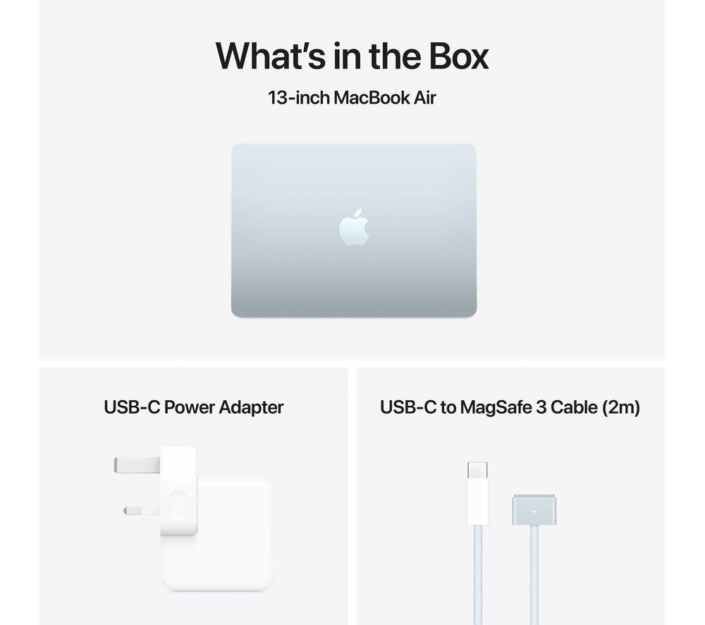 APPLE MacBook Air 13.6" (2025) - M4, 512 GB SSD, Sky Blue