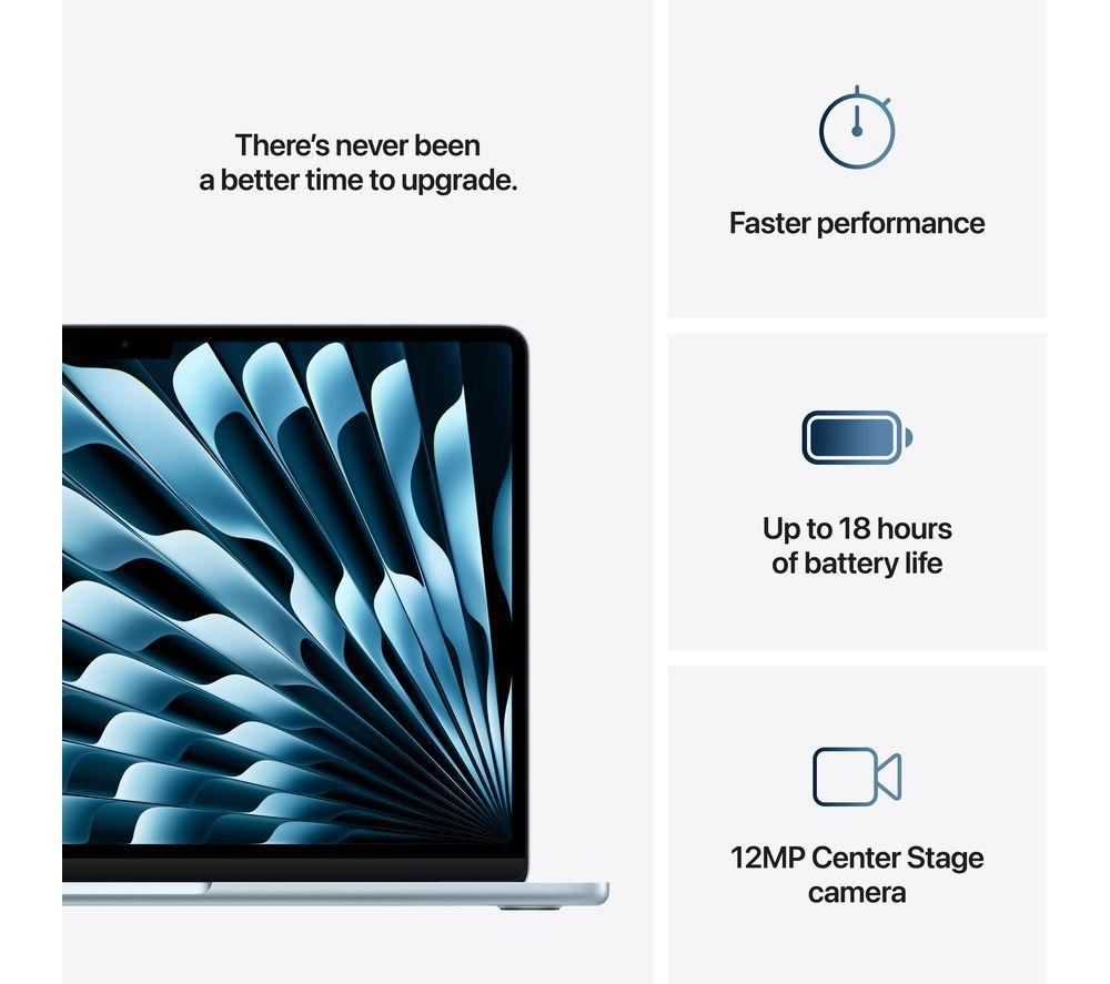 APPLE MacBook Air 13.6" (2025) - M4, 512 GB SSD, Sky Blue