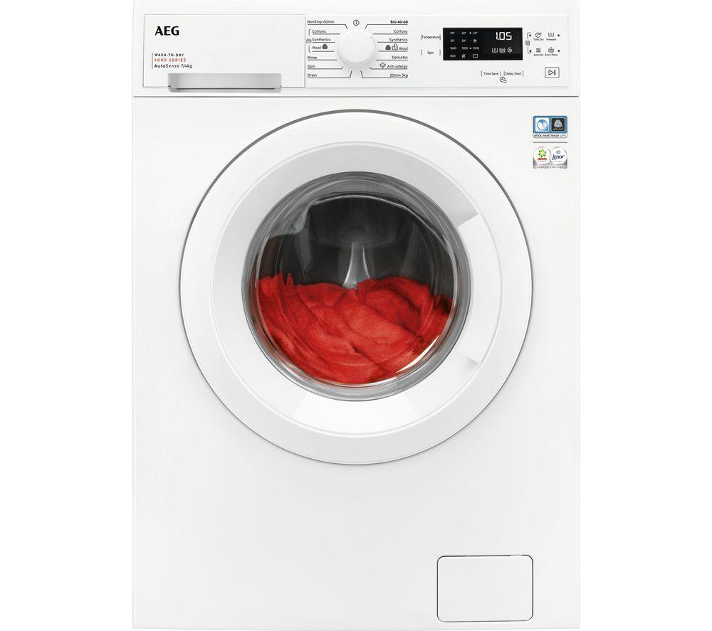 AEG 6000 Series LWX60746B 7 kg Washer Dryer - White