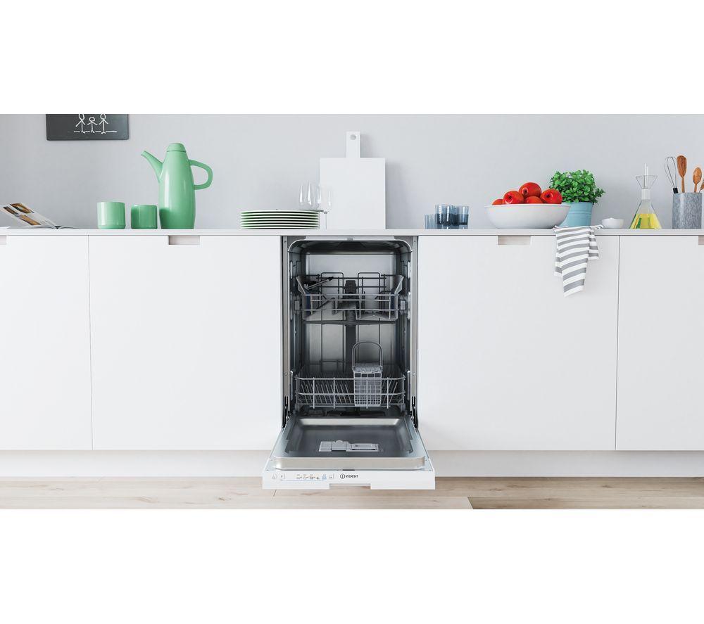 INDESIT Push&Go IN2IE10CS80UK Slimline Integrated Dishwasher