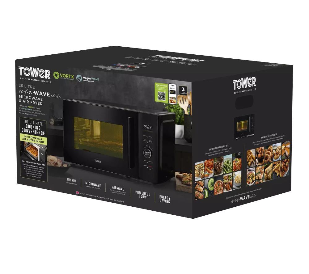TOWER AirWave Pro 2-in-1 Air Fryer and Microwave