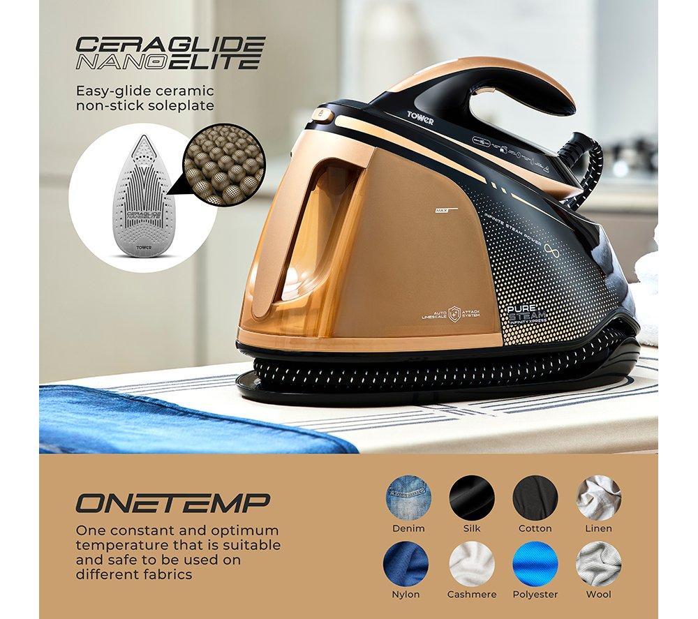 TOWER Pure Steam Infinity Xpress Steam Generator Iron - Black
