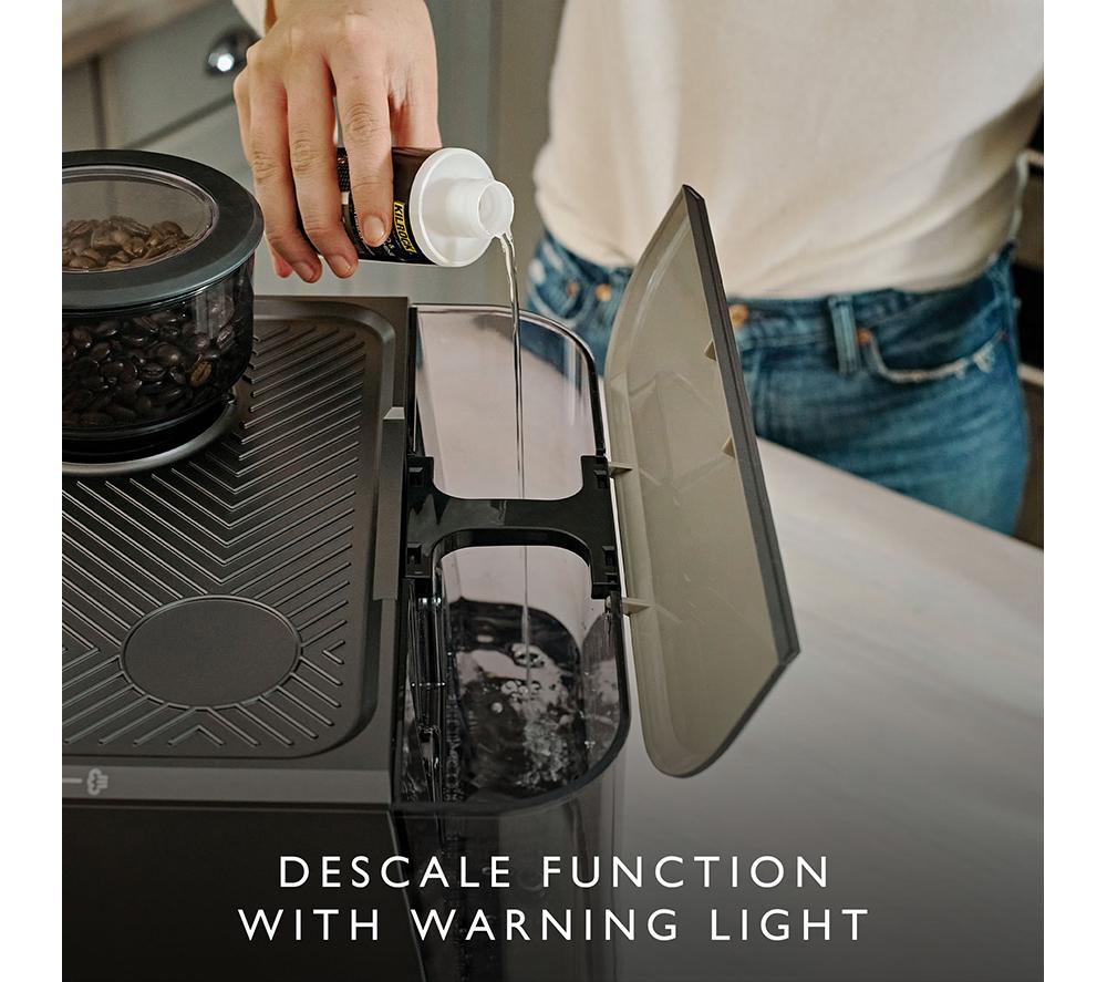 DUALIT Espressivo Pro 84455 Cafetera automática con doble caldera y molinillo integrado - Gris