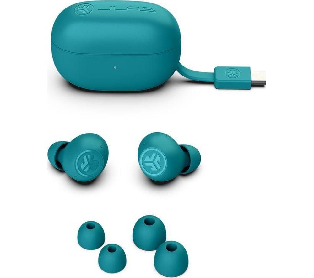 Audífonos inalámbricos con cancelación de ruido Bluetooth JLAB Go POP ANC - Azul verdoso