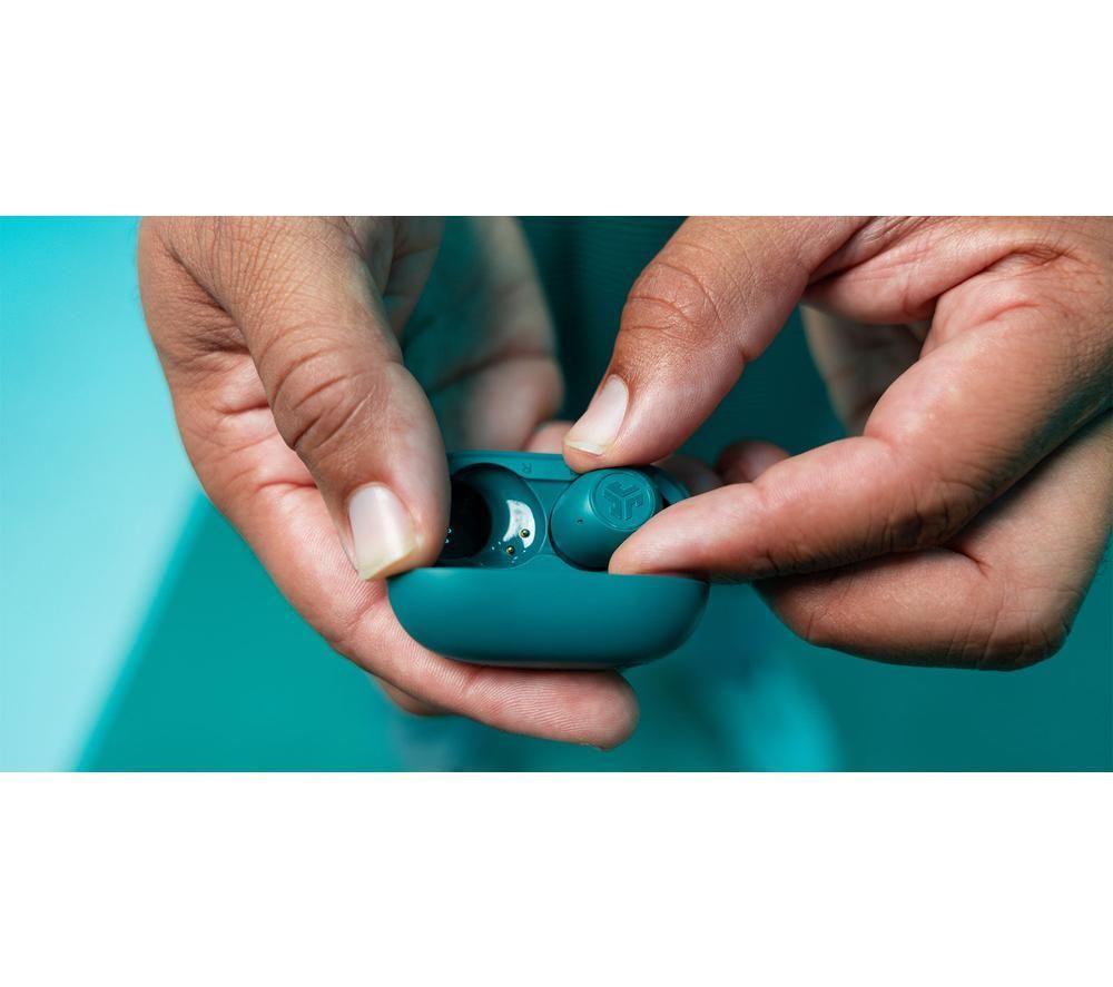 Audífonos inalámbricos con cancelación de ruido Bluetooth JLAB Go POP ANC - Azul verdoso