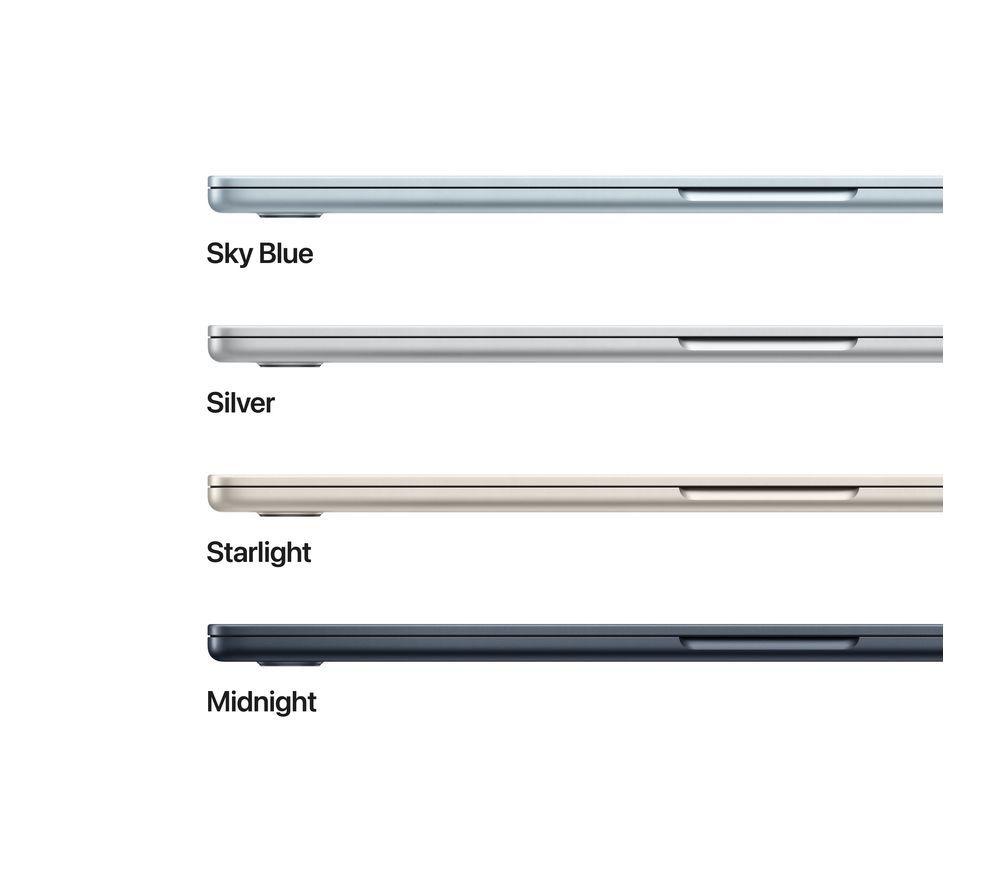 APPLE MacBook Air 15" (2025) - M4, 256 GB SSD, Midnight