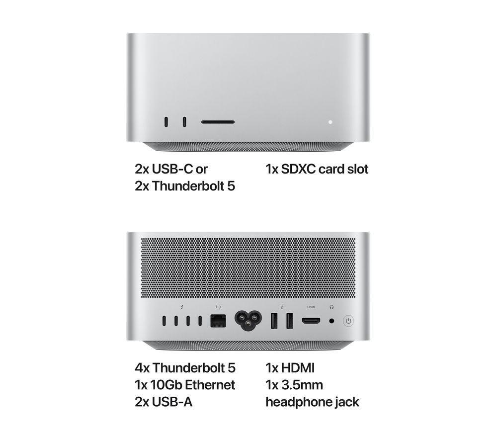 APPLE Mac Studio - M3 Ultra, 1 TB SSD, Silver