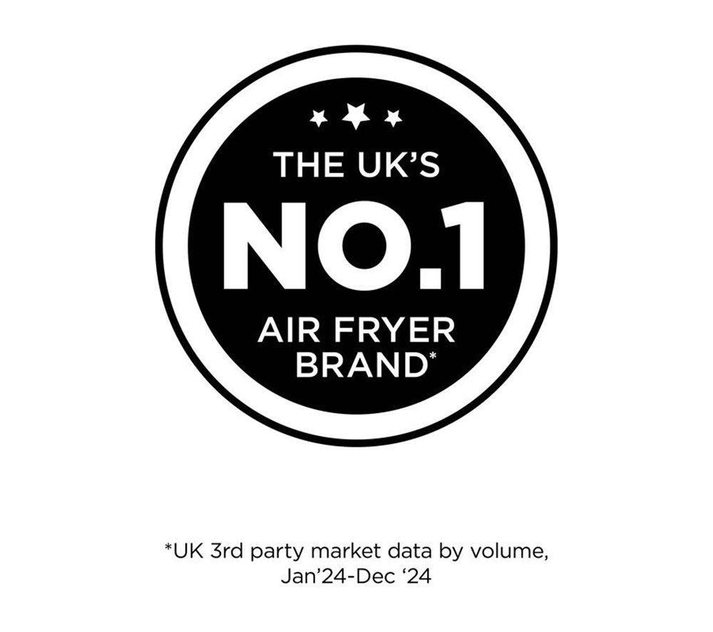 NINJA DG551UK 6-in-1 MAX Indoor Grill & Air Fryer - Grey & Silver