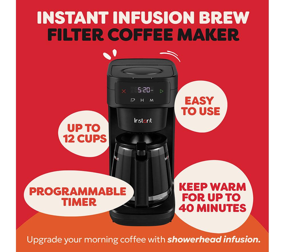 INSTANT POT Infusion Brew Filter Coffee Machine - Black