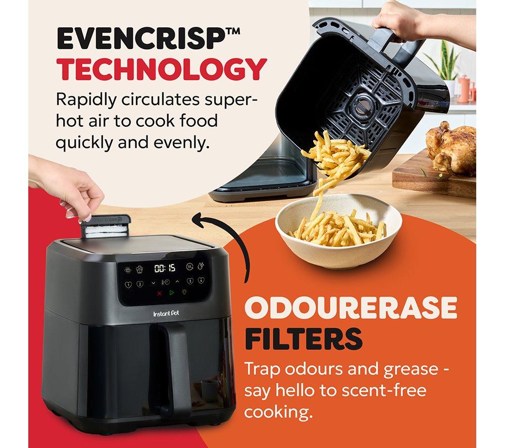 Freidora de aire compacta INSTANT POT Vortex - Negra