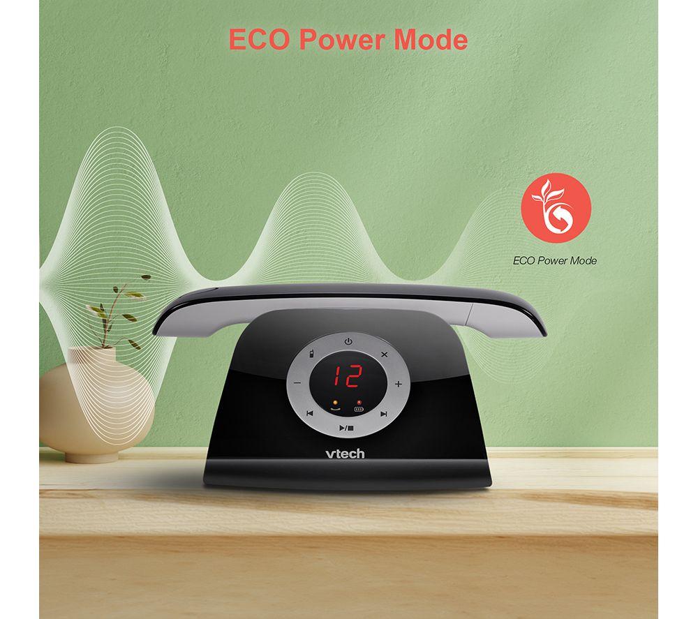 Teléfono inalámbrico VTECH DECT Designer LS1351 - Negro