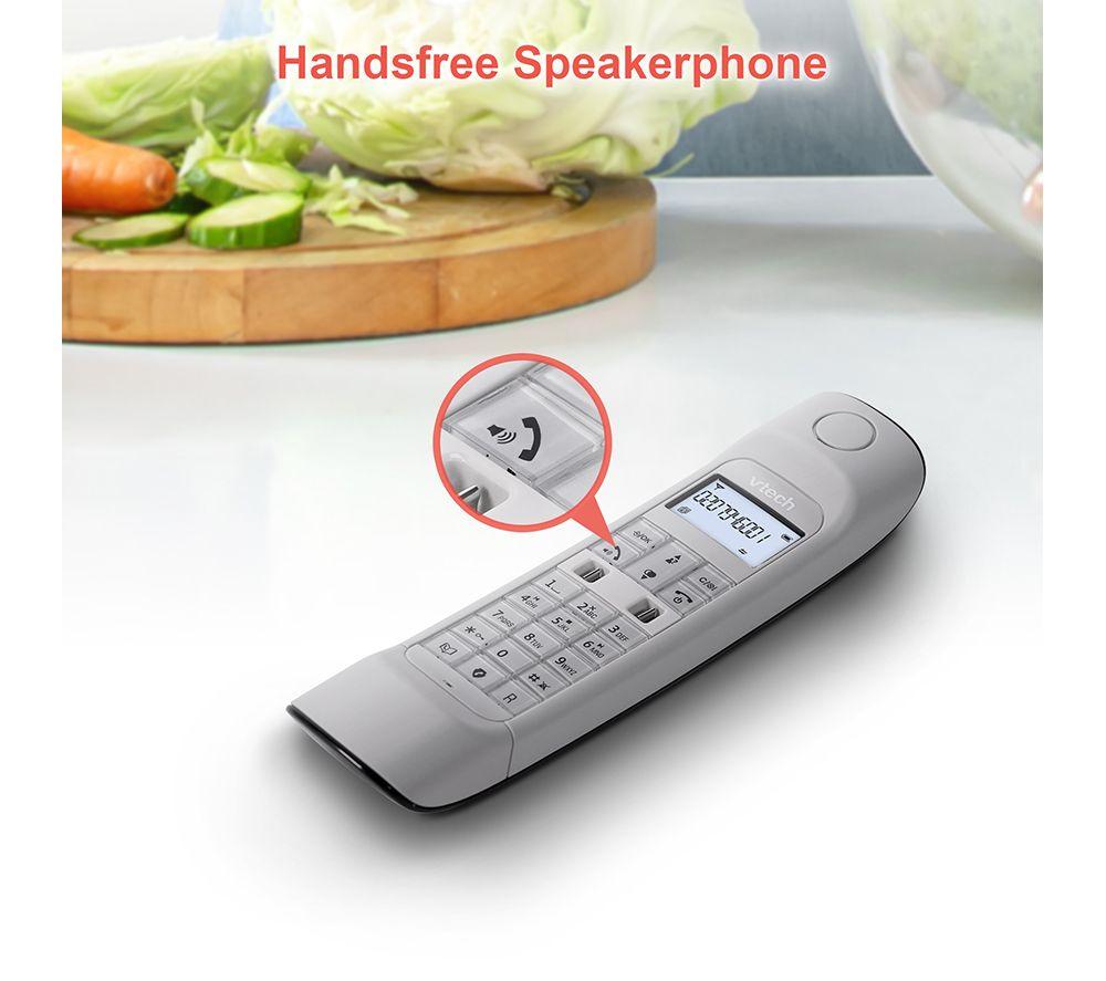 Teléfono inalámbrico VTECH DECT Designer LS1351 - Negro