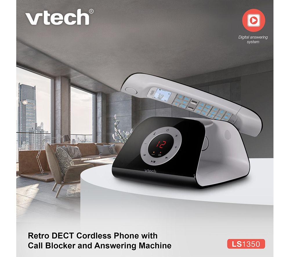 Teléfono inalámbrico VTECH DECT Designer LS1351 - Negro