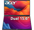 ACER PD163Q Dual Full HD 15.6" IPS LCD Portable Monitor - Silver