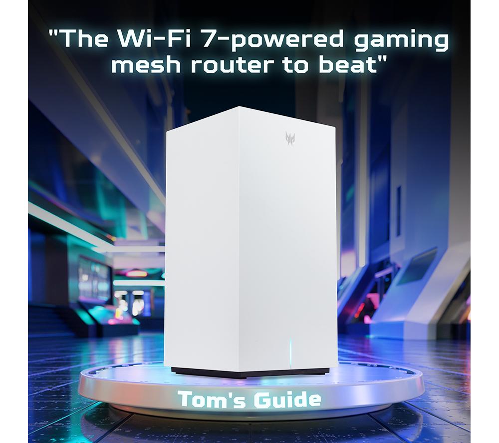 ACER Predator Connect T7 WiFi Cable Router - BE11000, Tri-band