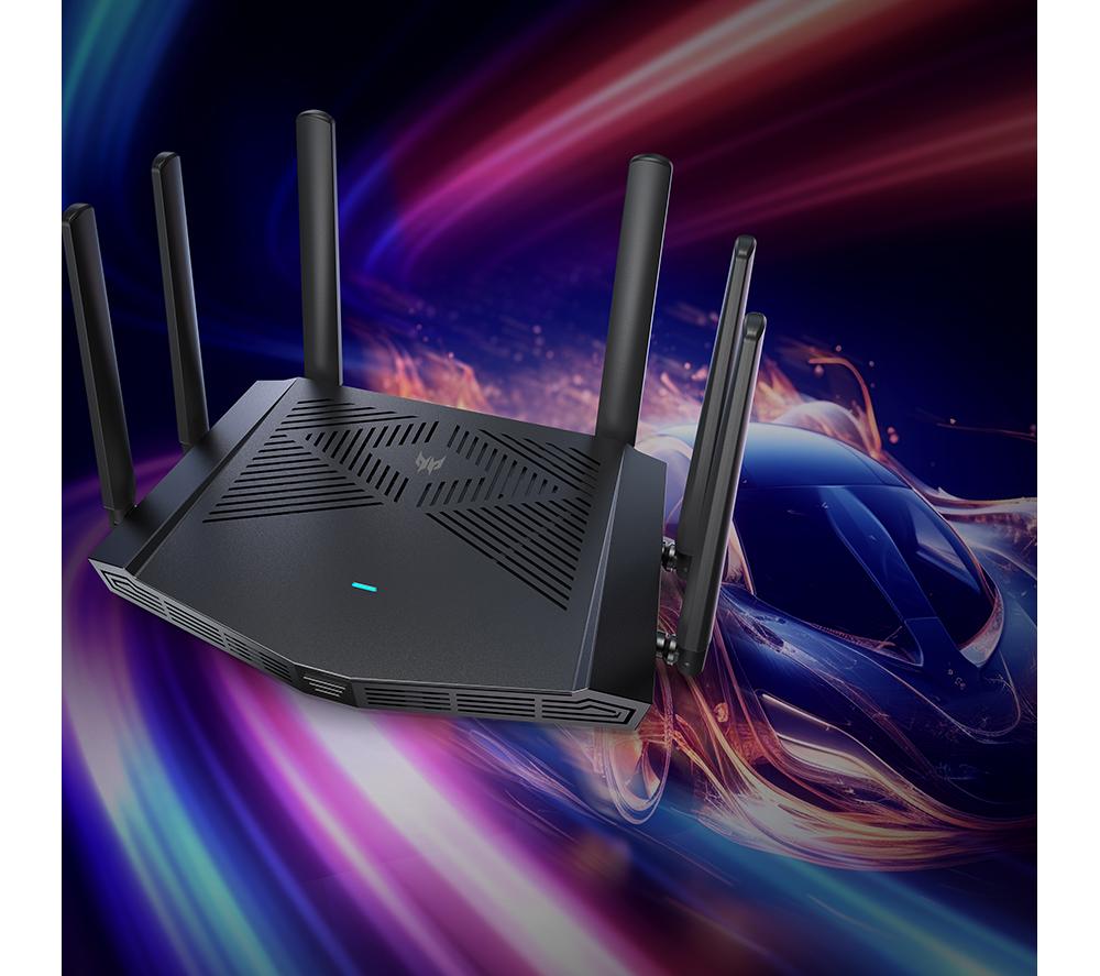 ACER Predator Connect W6x WiFi Cable Router - AX6000, Dual-band