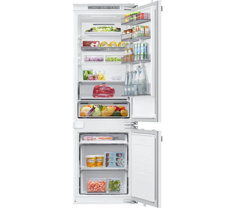 SAMSUNG Bespoke AI Series 6 SpaceMax BRB70F26CEF0EU Integrated Smart 70/30 Fridge Freezer - Fixed Hinge, White
