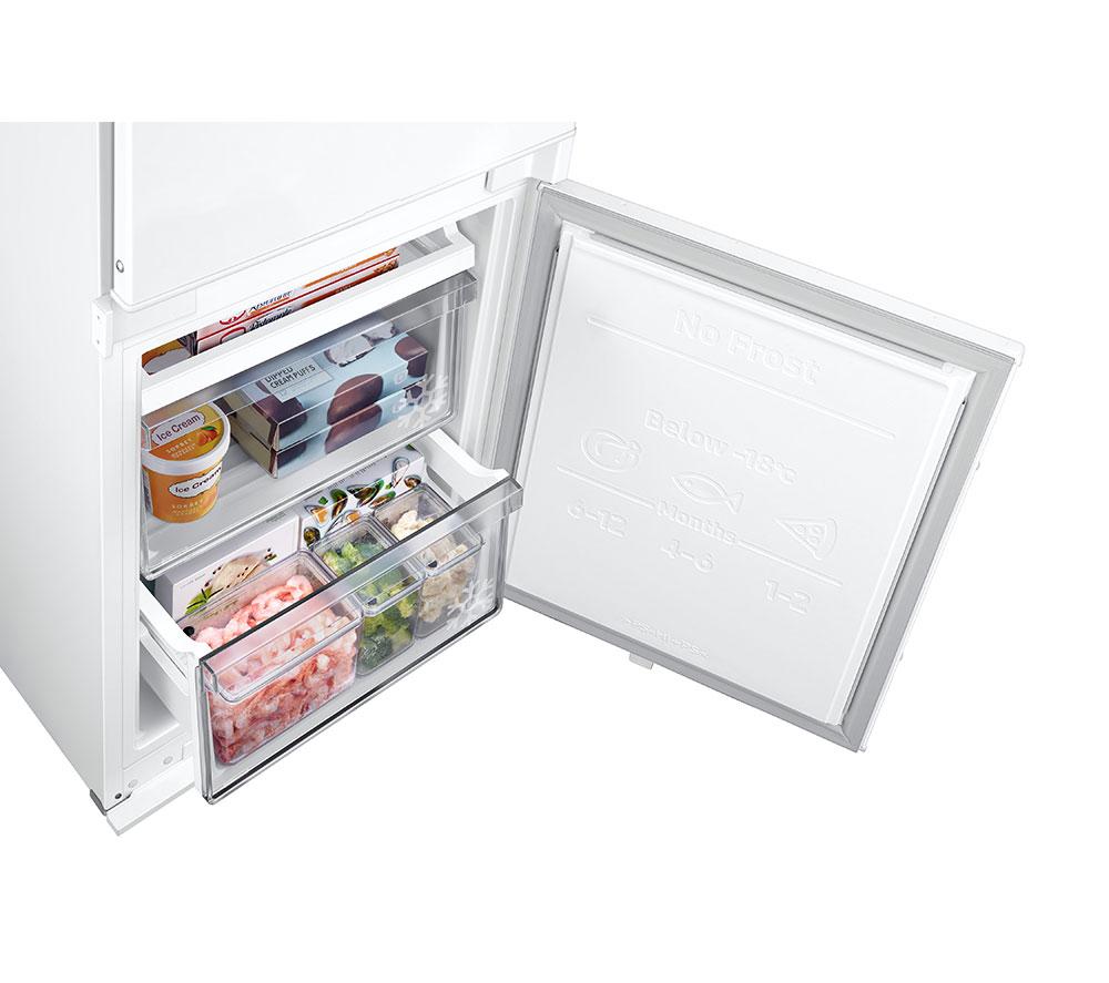 SAMSUNG Bespoke AI Series 7 SpaceMax BRB80F26ACS0EU Integrated Smart 70/30 Fridge Freezer - Sliding Hinge, White