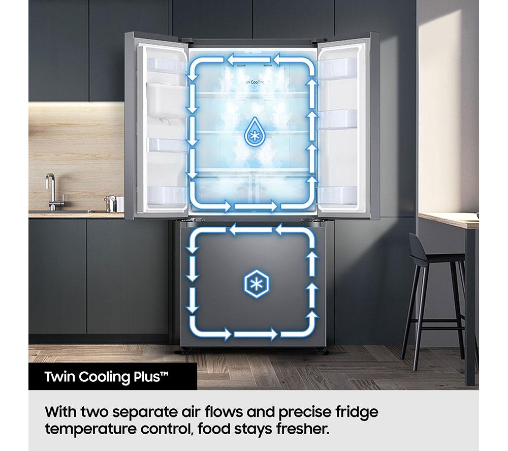 SAMSUNG Bespoke AI Series 7 SpaceMax BRB80F26ACS0EU Integrated Smart 70/30 Fridge Freezer - Sliding Hinge, White