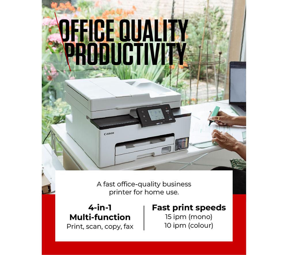 Impresora de inyección de tinta inalámbrica todo en uno CANON MAXIFY GX2050 con fax