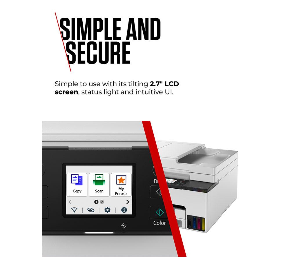 Impresora de inyección de tinta inalámbrica todo en uno CANON MAXIFY GX2050 con fax