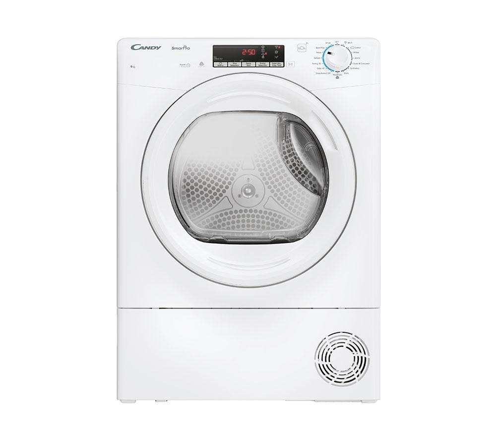 CANDY Smart Pro CROE C9TE-80 WiFi-enabled 9 kg Condenser Tumble Dryer - White