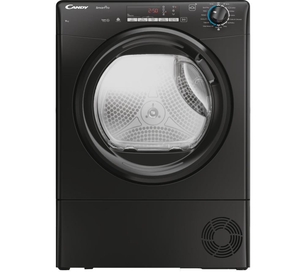CANDY Smart Pro CROE C9TBEB WiFi-enabled 9 kg Condenser Tumble Dryer - Black