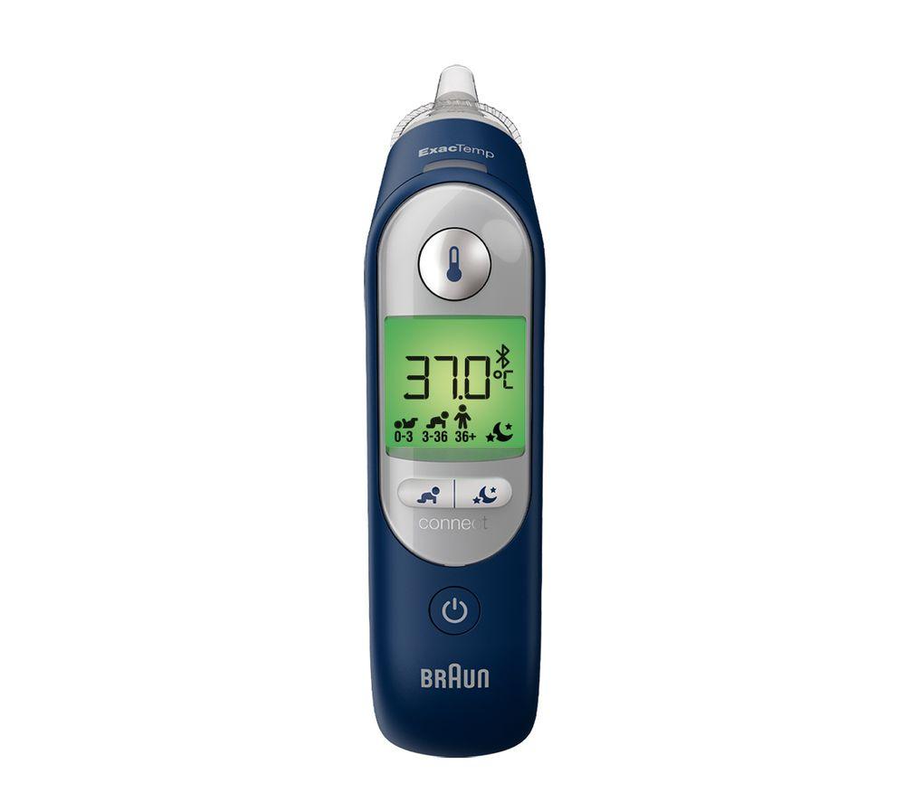 BRAUN ThermoScan 7+ Connect Ear Thermometer - Blue