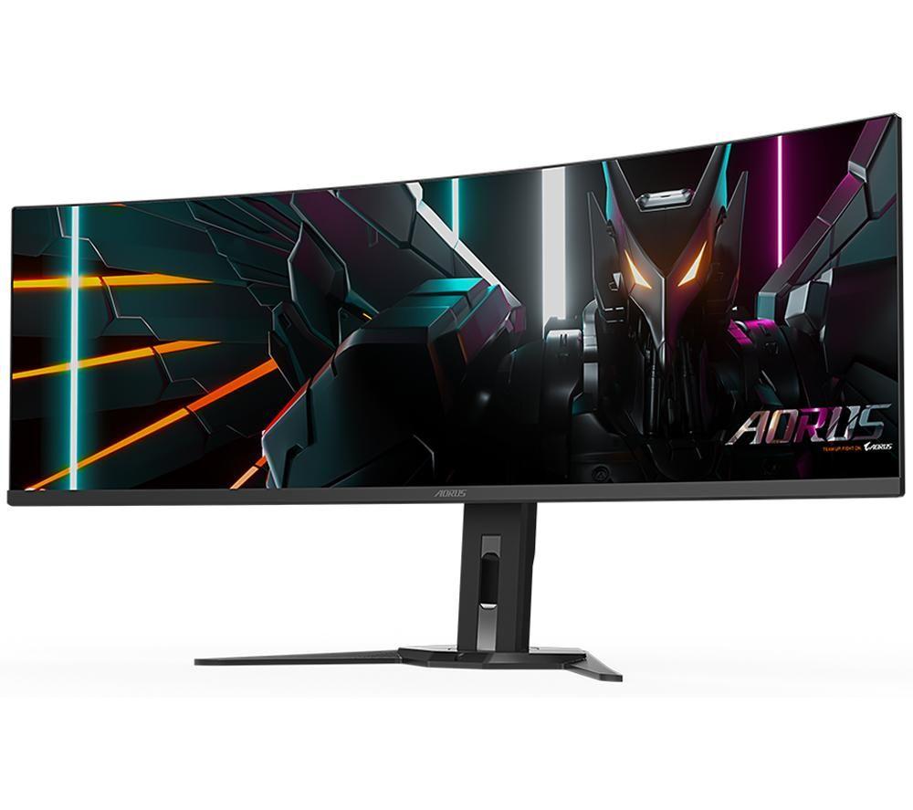 GIGABYTE AORUS CO49DQ 5K Ultra HD 49" Curved QD-OLED Gaming-Monitor - Schwarz