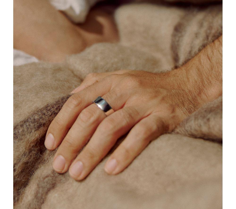 OURA Ring 4 - Gebürstetes Silber, Größe 7