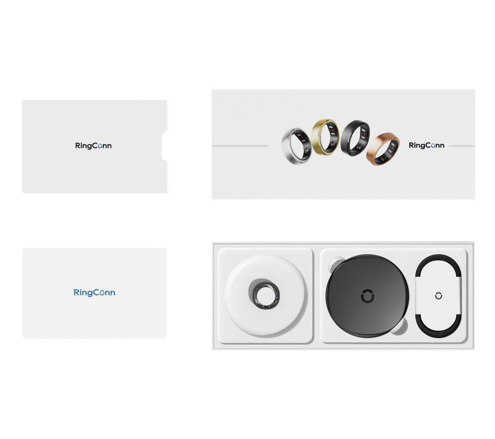 RINGCONN Gen 2 Smart Ring - Matte Black, Size 9