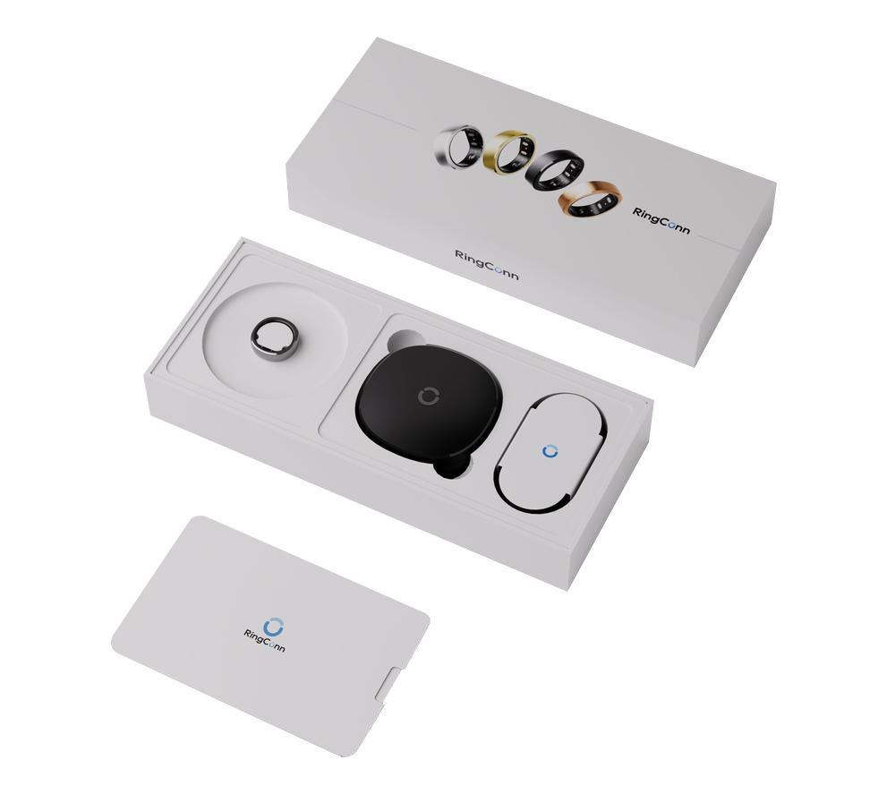 RINGCONN Gen 2 Smart Ring - Silver, Size 10