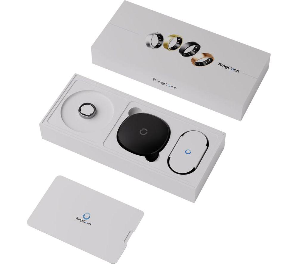 RINGCONN Gen 2 Smart Ring - Future Silver, Size 12