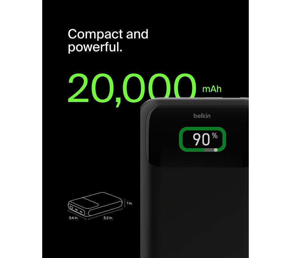 BELKIN BoostCharge Pro BPB020btBK Portable Laptop Power Bank - Black