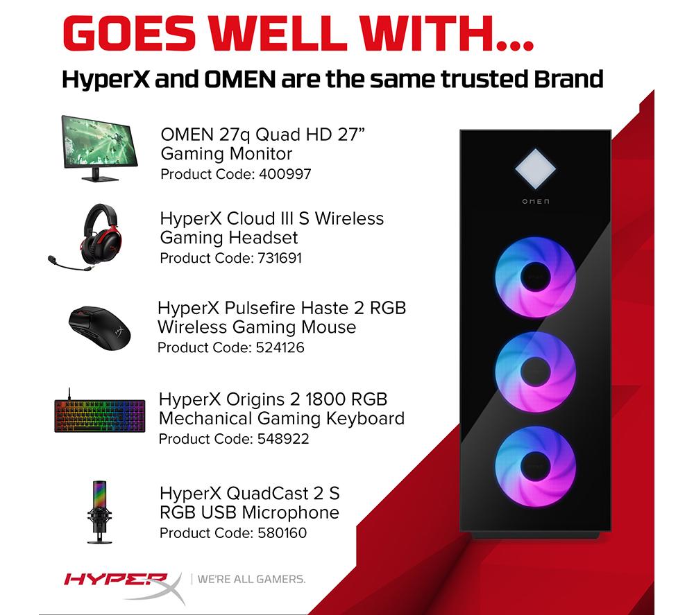 HP OMEN 45L Gaming PC - Intel® Core™ Ultra 9, RTX 5090, 4 TB SSD