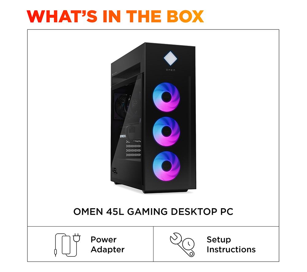 PC Gaming HP OMEN 45L - Intel® Core™ Ultra 9, RTX 5090, 4 TB SSD