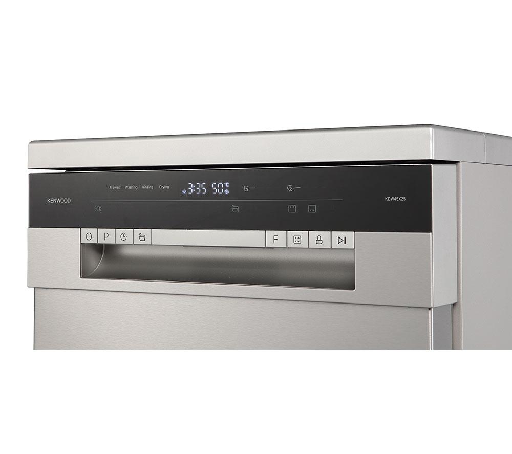 KENWOOD KDW45X25 Slimline Dishwasher - Stainless Steel