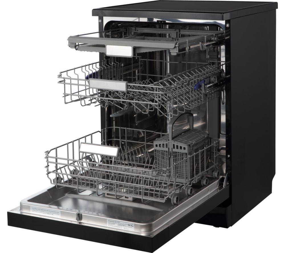 Lavavajillas de tamaño completo KENWOOD KDW60T25 - Negro