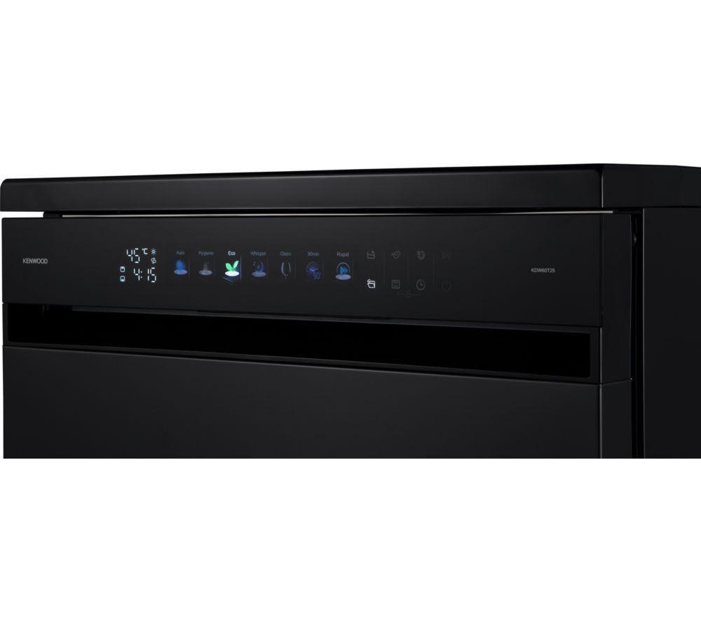 Lavavajillas de tamaño completo KENWOOD KDW60T25 - Negro
