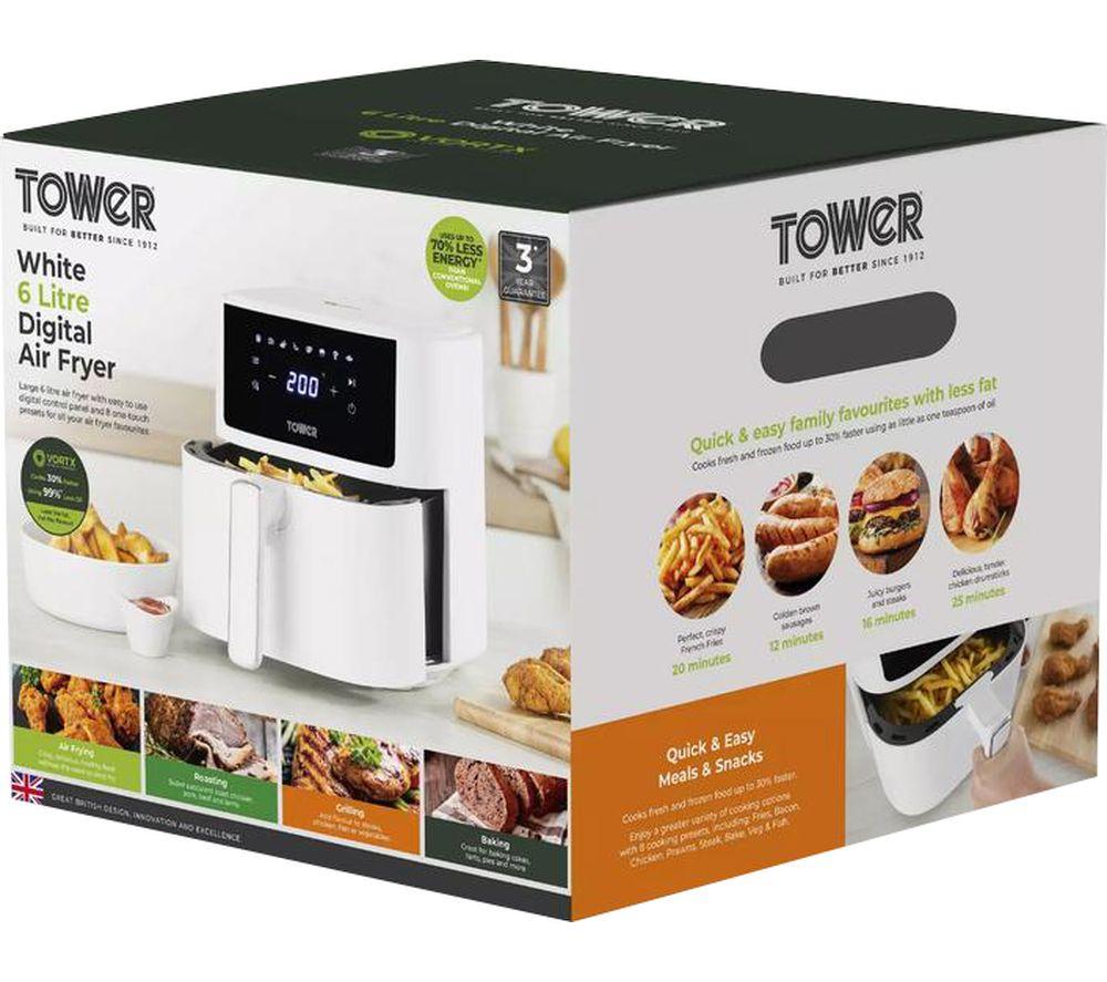 TOWER Vortx T17169WHT Air Fryer - White