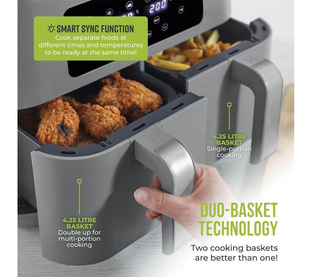 TOWER Vortx T17137CGRY Air Fryer - Grey
