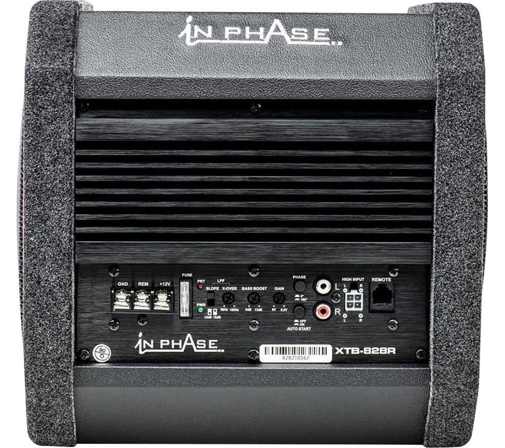 Subwoofer de coche IN PHASE XTB-828R - Negro